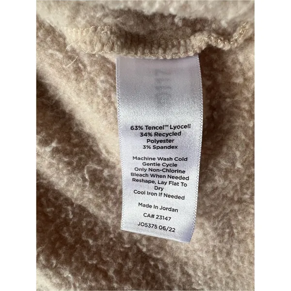 Haven Well Within Cream Cowl Neck Sweatshirt Lightweight Cozy Size XL - Image 4