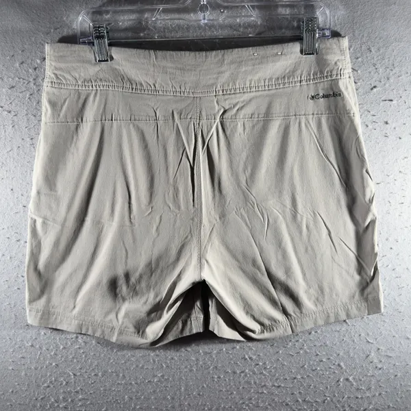 3127 | Columbia Saturday Trail Stretch Hiking Shorts Khaki Tan Womens 12 - Image 2