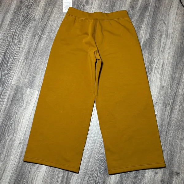 Lululemon Big Cozy Oversized Wide-Leg Pant Regular Melt Mustard Yellow‎ L - Image 8