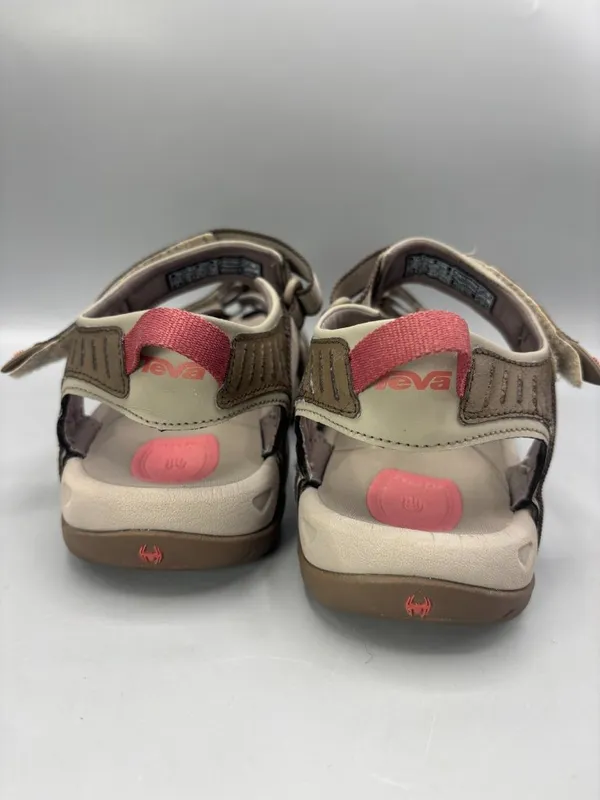 Teva Tirra Sandal Womens US 9 Beige Crazy Comfort Adventure Naturals 4266 - Image 4