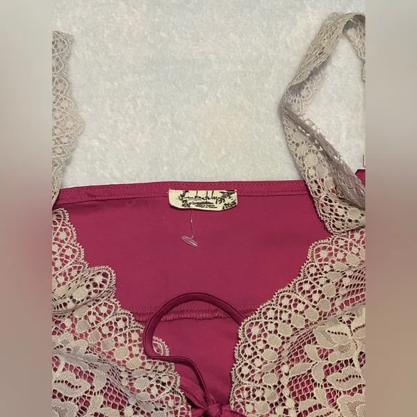 Free People NWOT Countryside Maxi Slip | Size: S | Hot Pink - Image 7
