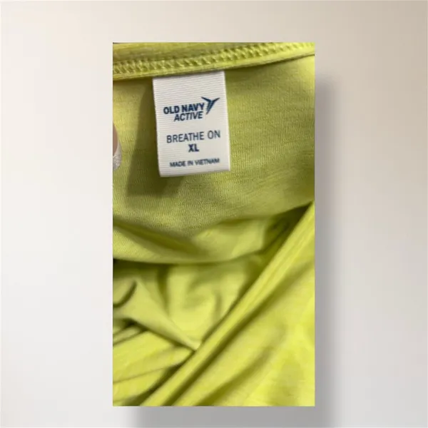 New Old Navy Active‎ XL Lime Breathe On Wrap V-Neck Romper Pockets Drawstring - Image 8