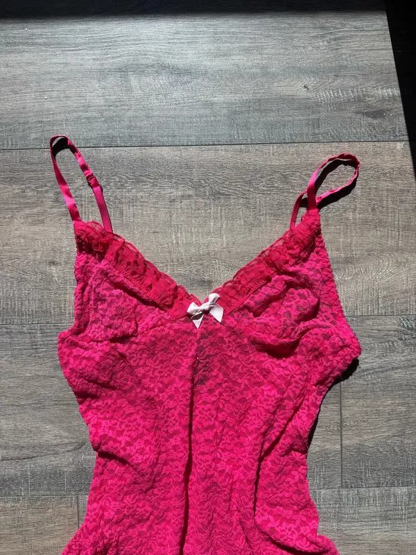 Victorias Secret Vintage Pink Slip Dress - Image 4