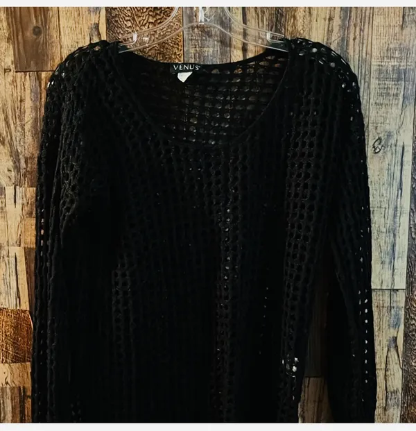 Venus women's long sleeve knitted top size large rm22 - Image 2
