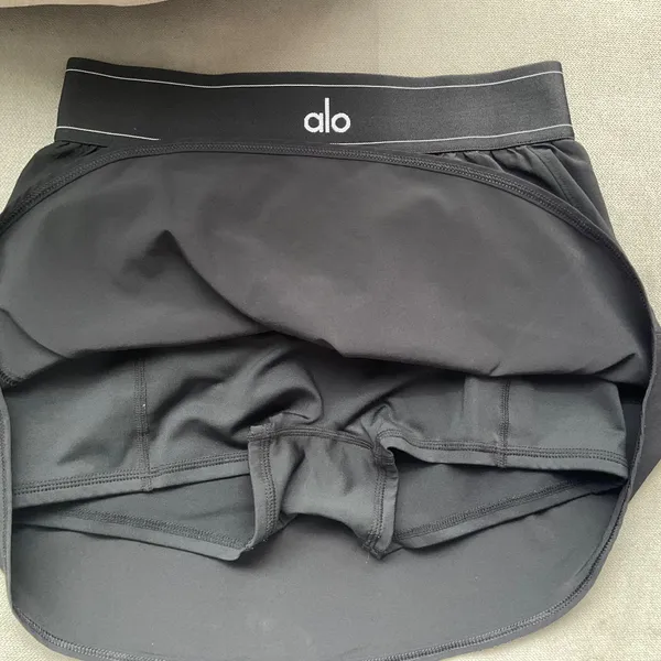Alo Yoga Match Point Tennis Skirt Black S - Image 5
