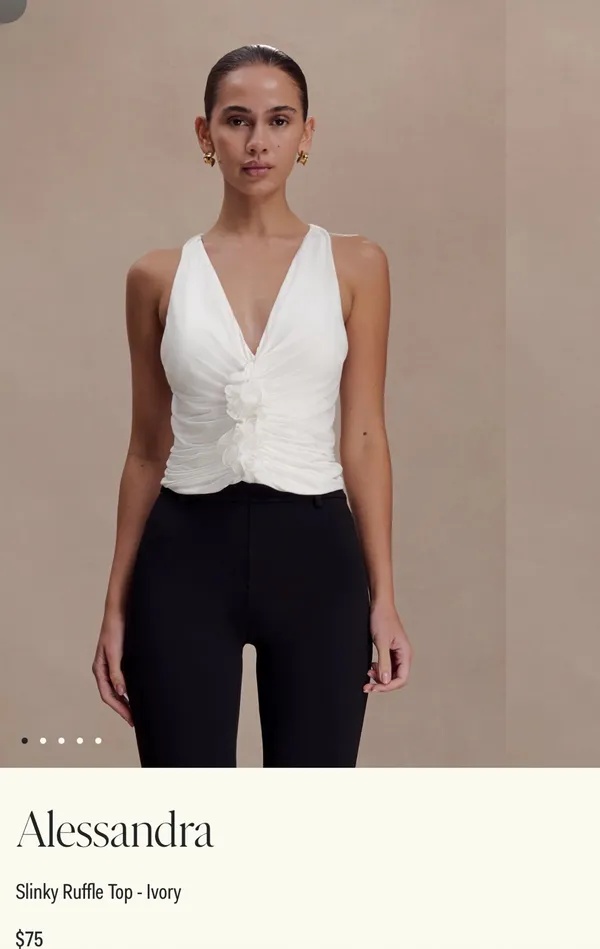 Meshki Top White - Image 2