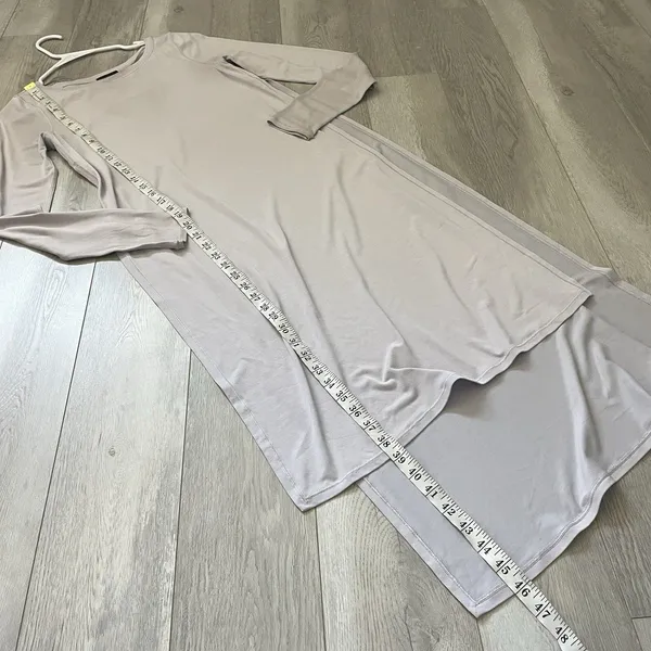 Lululemon Midi Dress seek softness high slit long sleeve womens Purple (size 6) - Image 7