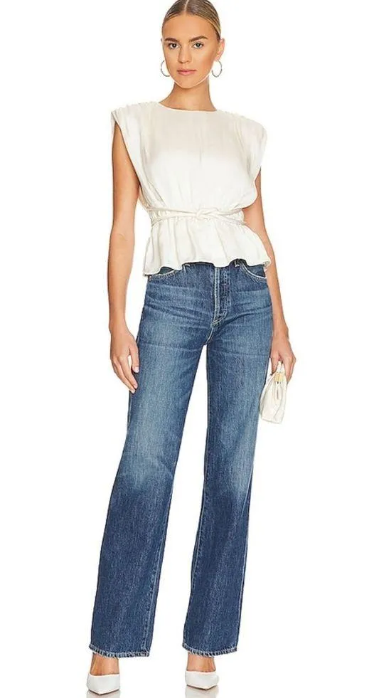 NWT Bailey 44 Giamina Top in Cream Satineffect - Image 3