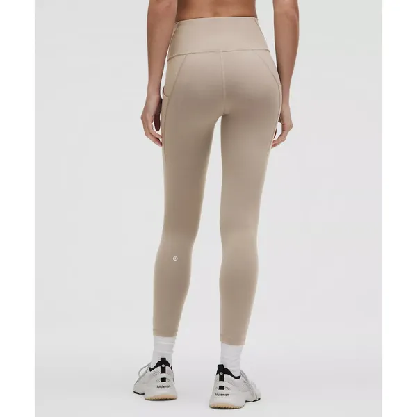 NWT Lululemon Wunder Train HR Tight with Pockets 25"size 8 Warm Ash Grey - Image 2