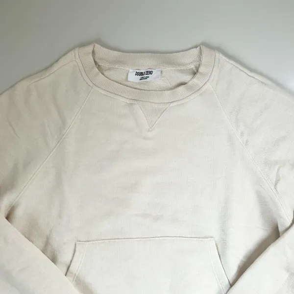 Women’s Cream Pocket Sweatshirt  - Image 5