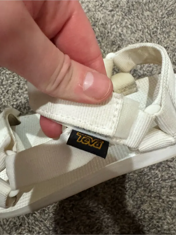 Teva White Women’s Sandals - Image 8