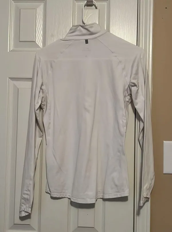Nike White Athletic Quarter-Zip - Image 2