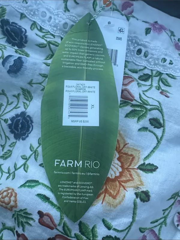 FARM Rio Folk Floral Romper - Image 6
