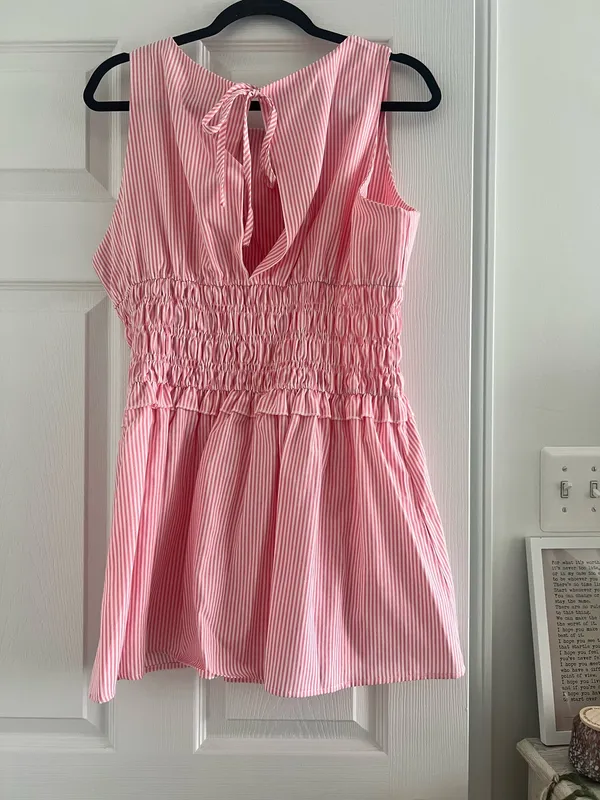 Striped Dress Pink Size L - Image 2