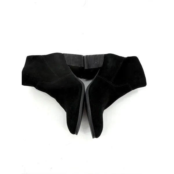 Blondo Alida Boot Size 7 Black Suede Waterproof Ankle Bootie Minimalist Timeless - Image 7