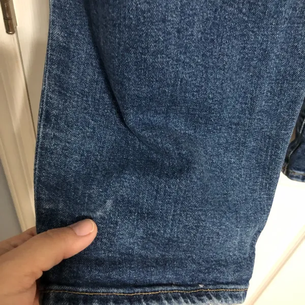 Madewell Mom jeans distressed size 36 waist measures 40 Blue Denim‎ women’s - Image 9