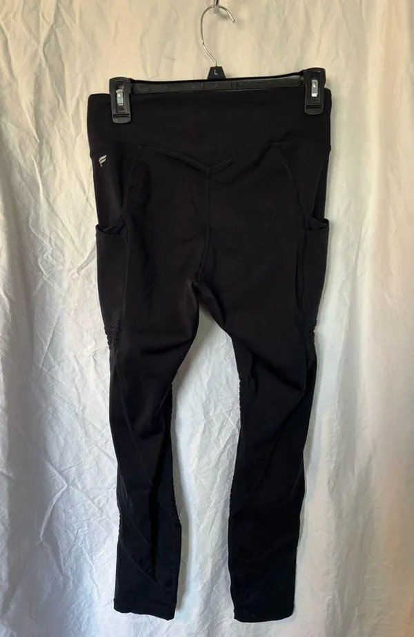 Motion 365 By Fabletics Black High-Waisted Leggings Size Medium - Image 3
