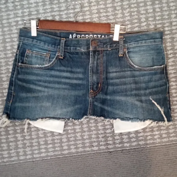 Aeropostale Micro Mini Re Work Skirt Party Y2k Inspired Womens 34 - Image 3