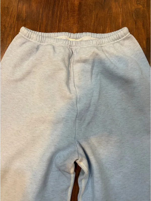 Skims light blue cotton joggers - Image 2