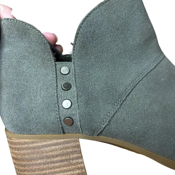Koolaburra by UGG Sofia Suede Side Zip Ankle Booties 1096440 Womens Size 8.5 Gray - Image 7