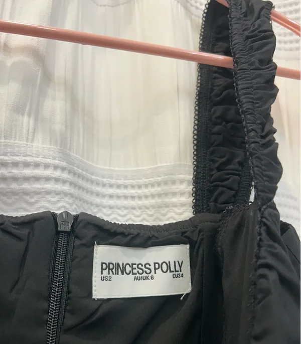Princess Polly Black Mini Dress - Image 6