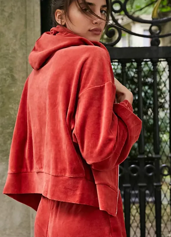 Zip-Up Cropped Jacket - Image 2