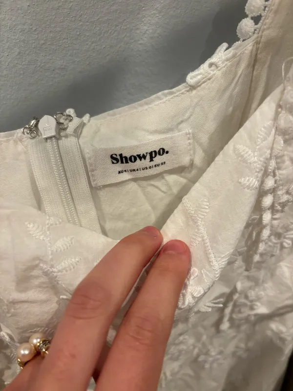 White Showpo Mini Dress - Image 3