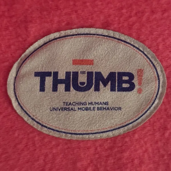THUMB UNITED 4X Pink Full Zip Heavy Hoodie Oversized Cowl Neck Sweatshirt Jacket - Image 5