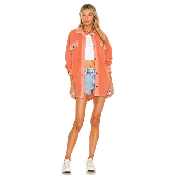 Free People We the Free Ruby Fleece Shirt Jacket Size Small - Image 14
