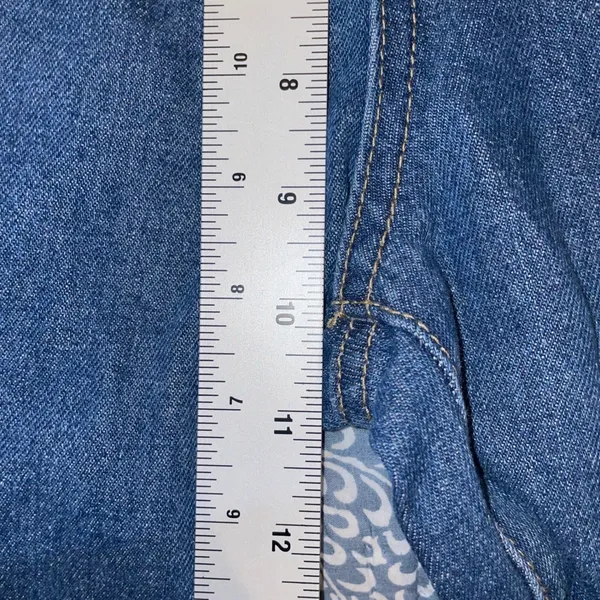 NiMin Women Medium Wash Wide Leg High Waisted Denim Jeans - Image 8