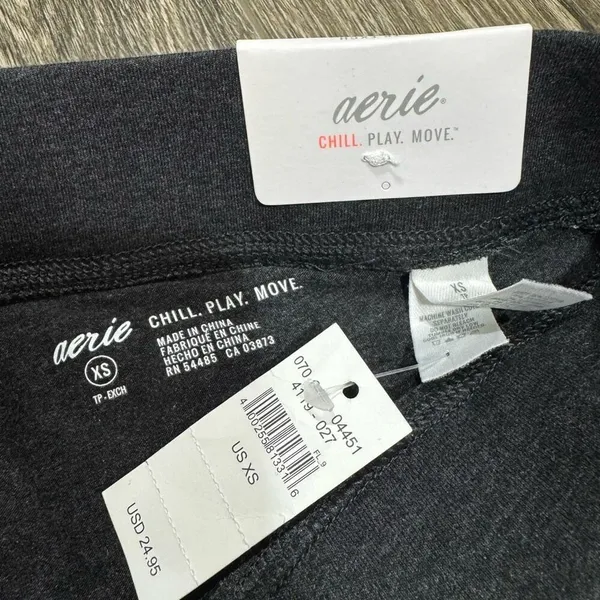 New Aerie XS Grey leggings - Image 2