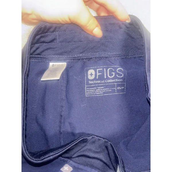 figs zamora jogger scrub pants xs pet Navy‎ Mid Rise - Image 2
