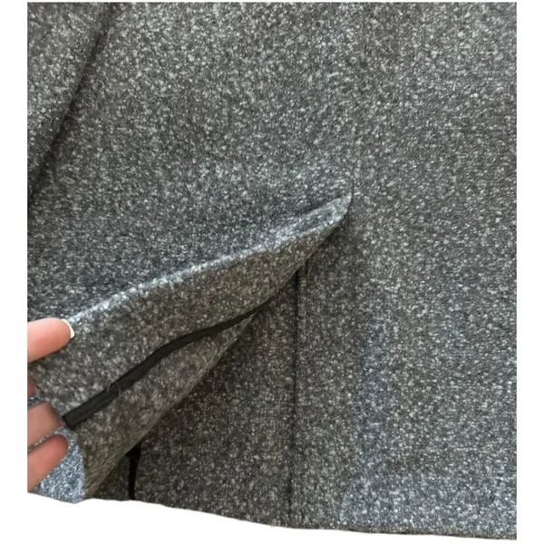 NWT Soft brushed oversized blazer in gray black size XL - Image 15