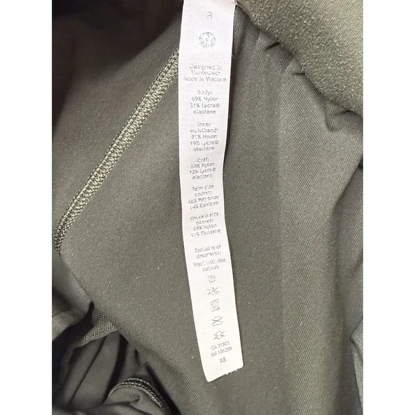 Lululemon Womens Size 8 Dark Olive Green Jogger Pants Athleisure High Rise Gym‎ - Image 7