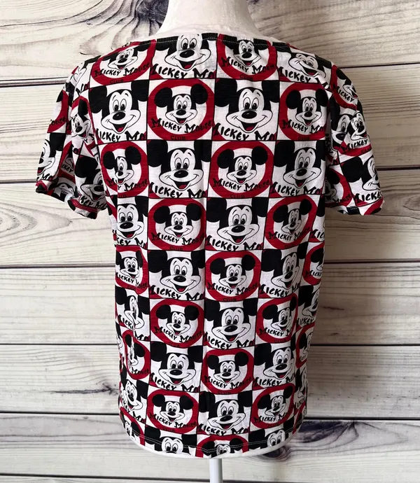 Parks Mickey Mouse Patterned T-shirt - Image 4