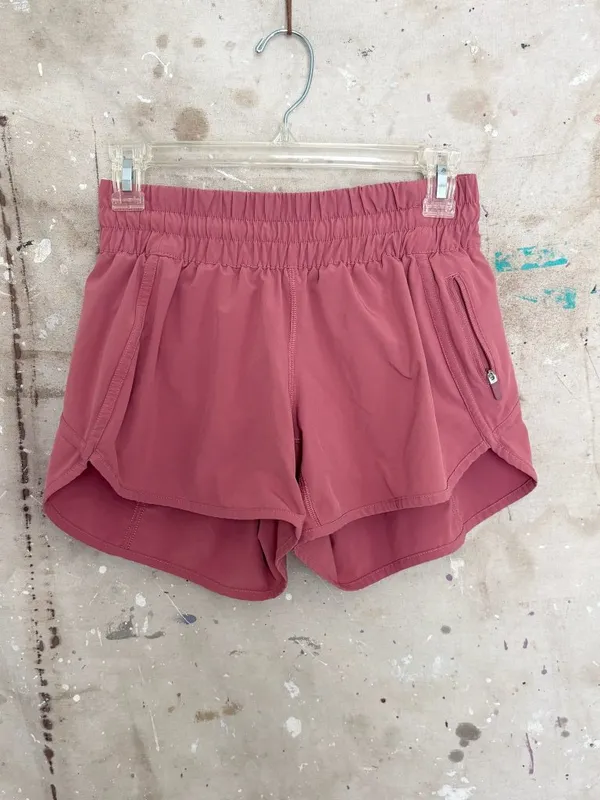 Lululemon Tracker Short V 4", Cherry Tint - Image 2