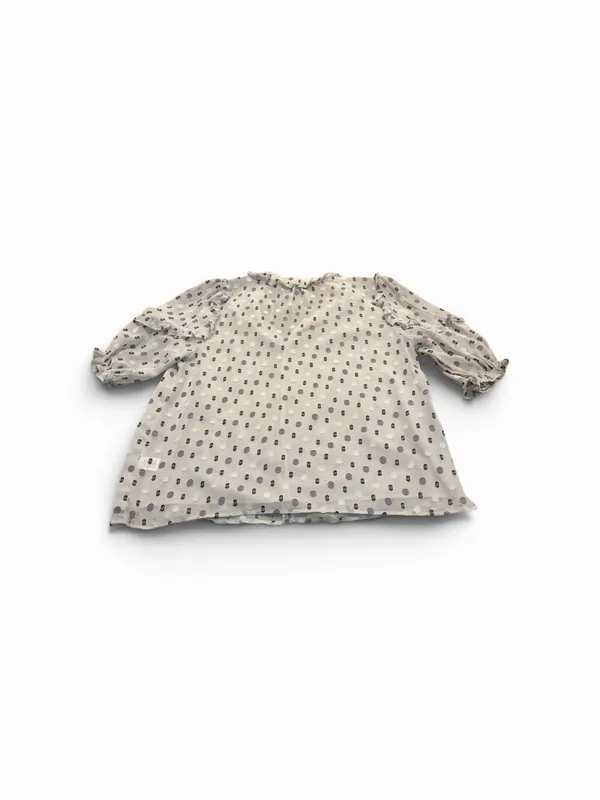 CURRENT AIR sheer polka dot blouse - Image 4