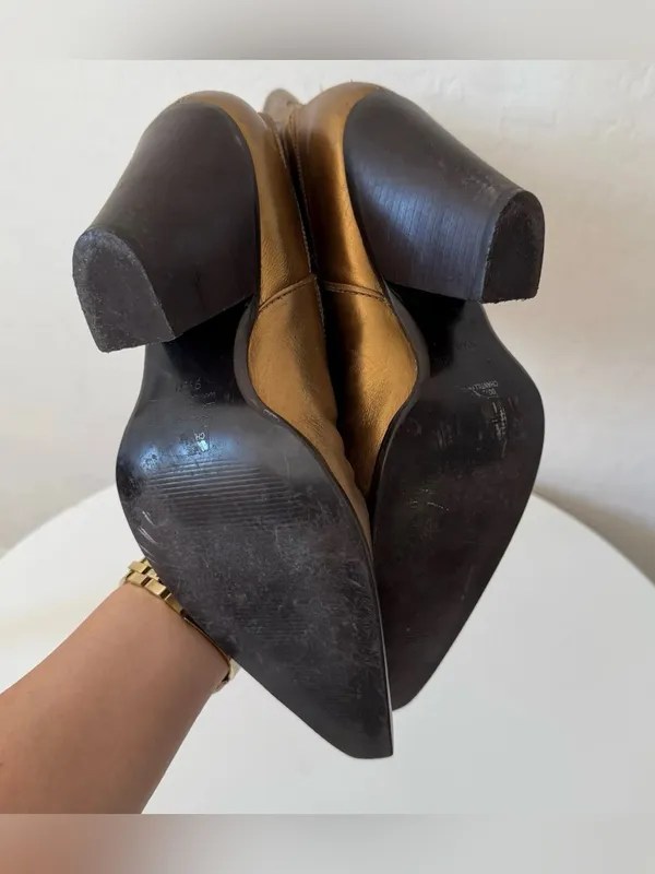 DIBA bronze butterfly cowgirl boots - Image 8