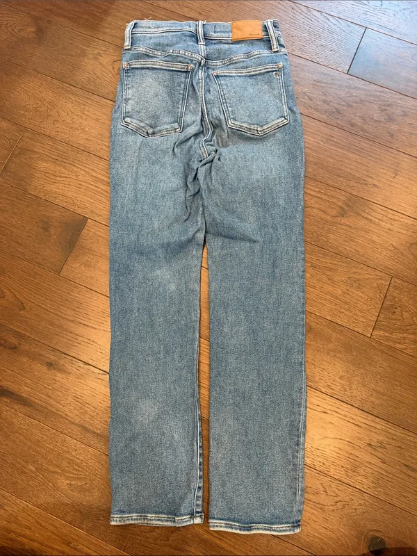 Madewell The Perfect Vintage Straight Jeans Size 26 - C36-206 - Image 7