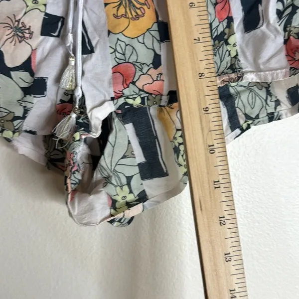 Victoria's Secret Women's Floral Logo Pajama Shorts‎ White Medium - Image 5