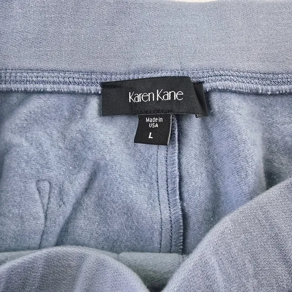 Karen Kane NWT Women's Sweatpants Lounge Pants Size L‎ Light Blue Joggers - Image 3