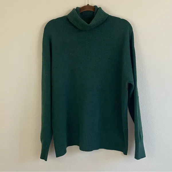 Z Suppy Cyprus Green Richie Turtleneck Relaxed Fit Sweater‎ Size M - Image 2