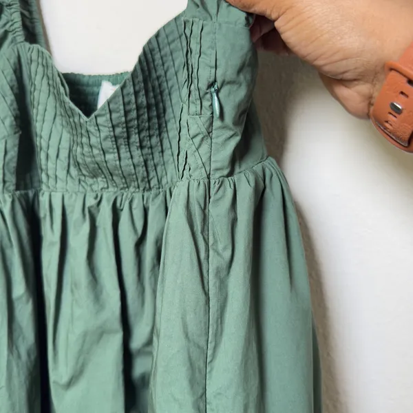 Tuckernuck Hyacinth House Women Dress Medium Green Puff Sleeve‎ Babydoll Mini - Image 12
