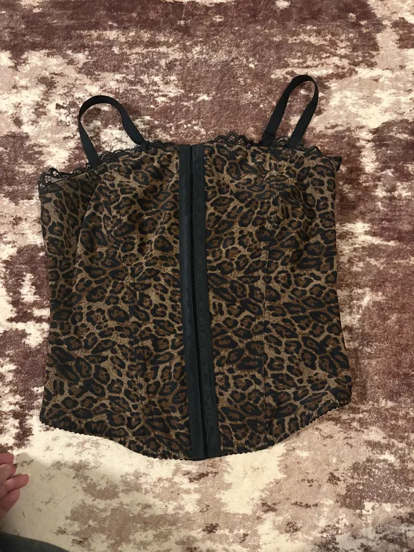 Cheetah corset Brown Size L - Image 2