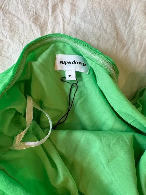 superdown Mini Dress green  - Image 4