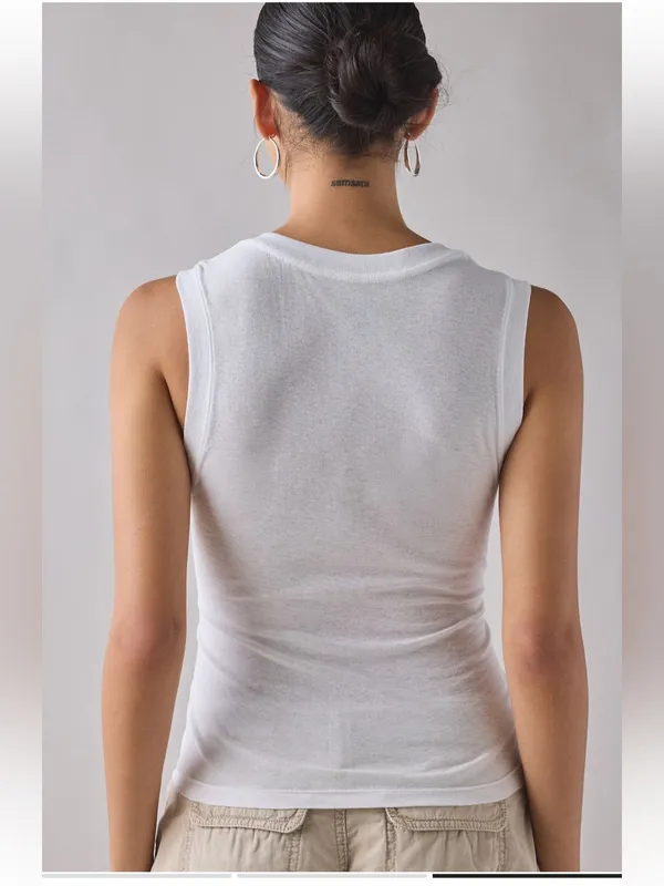 BDG V-Neck Sleeveless Spill the Tee - Image 4