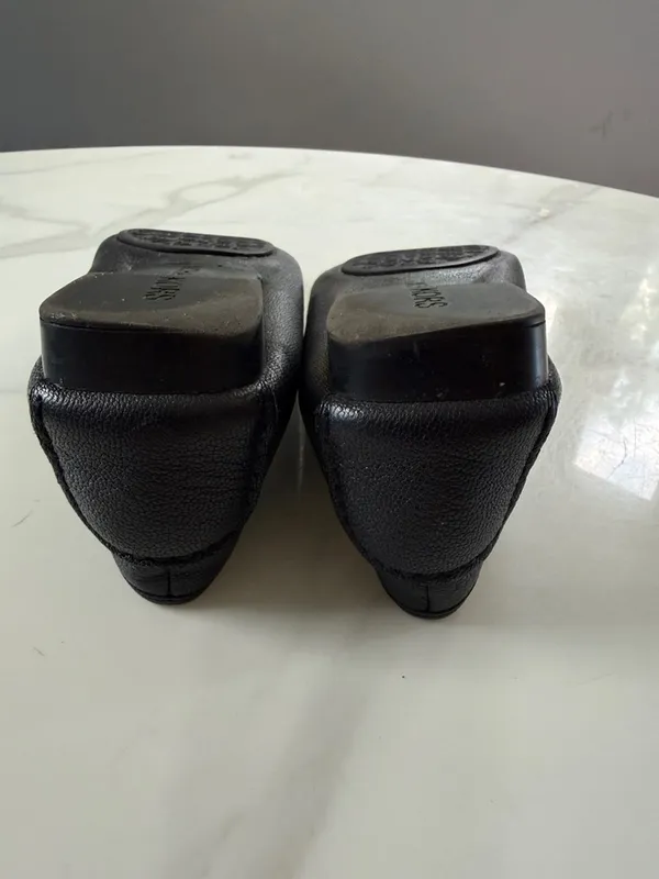 MICHAEL Michael Kors Black Leather MK Charm Loafers - Image 8