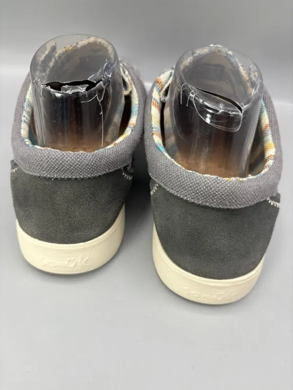 Sanuk Shaka Lite 2 SL Wool Casual Shoes Women's 9.5 Gray Canvas Comfort 1152130 - Image 4