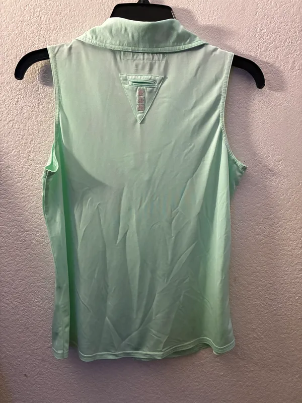 Jamie Sadock Women's Sleeveless Half Zip Pullover Golf Polo Shirt S - Image 2