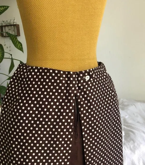 Union Made Vintage Polka Dot Skirt - Image 4